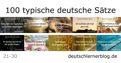 100 typische deutsche Sätze .
